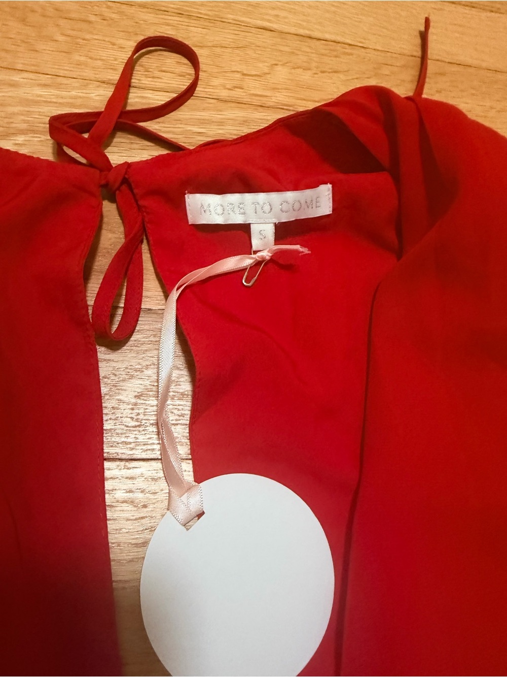 More To Come Red Mini Dress